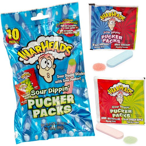 War Heads - Sour Dippin' Pucker Packs