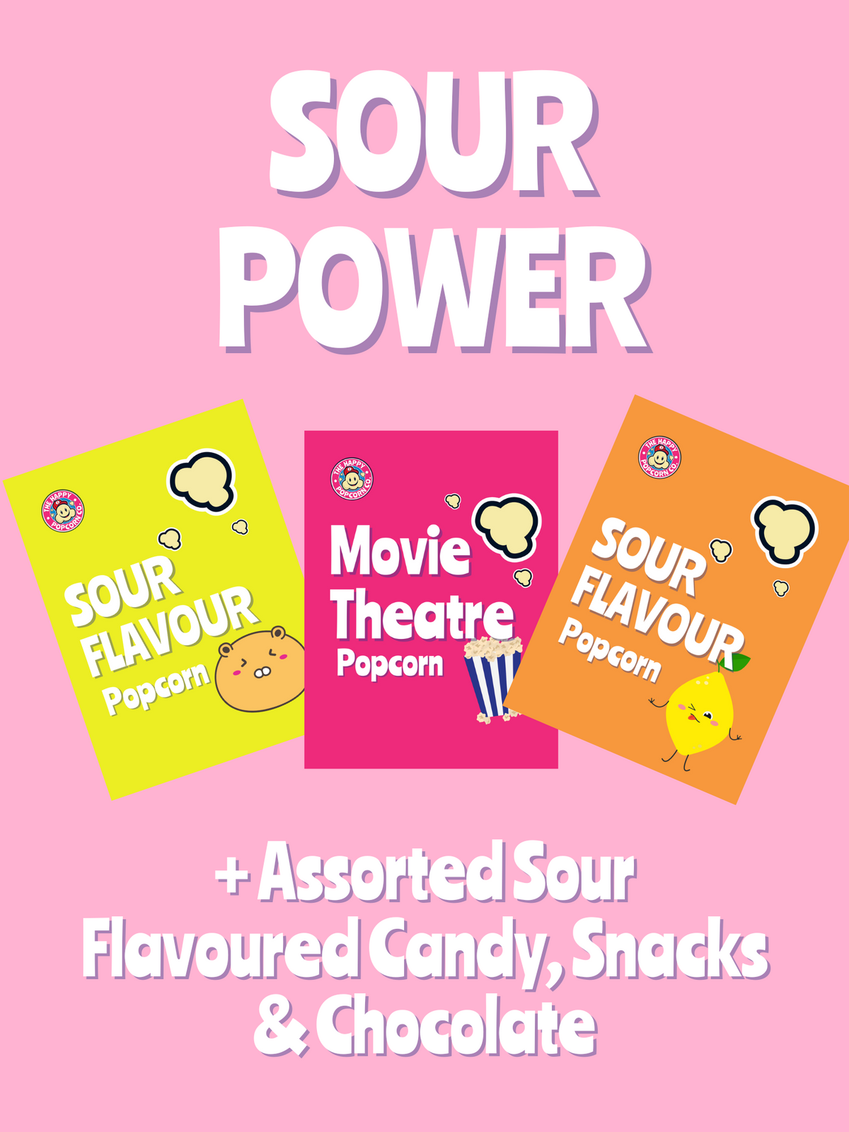 Sour Power The Happy Popcorn Co Online