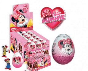 Minnie Mouse Chocolate Surprise Eggs