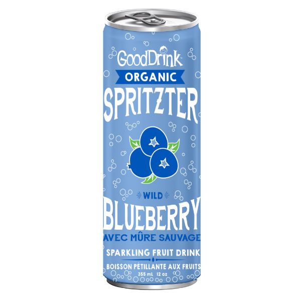 GoodDrink Organic Spritzer • Blueberry