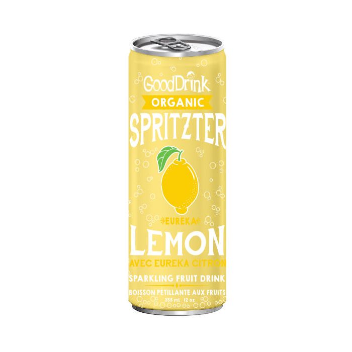 GoodDrink Organic Spritzer • Lemon