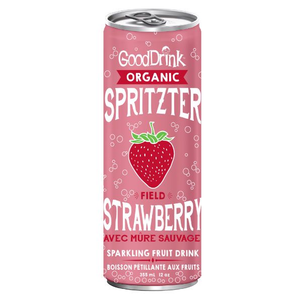GoodDrink Organic Spritzer • Strawberry
