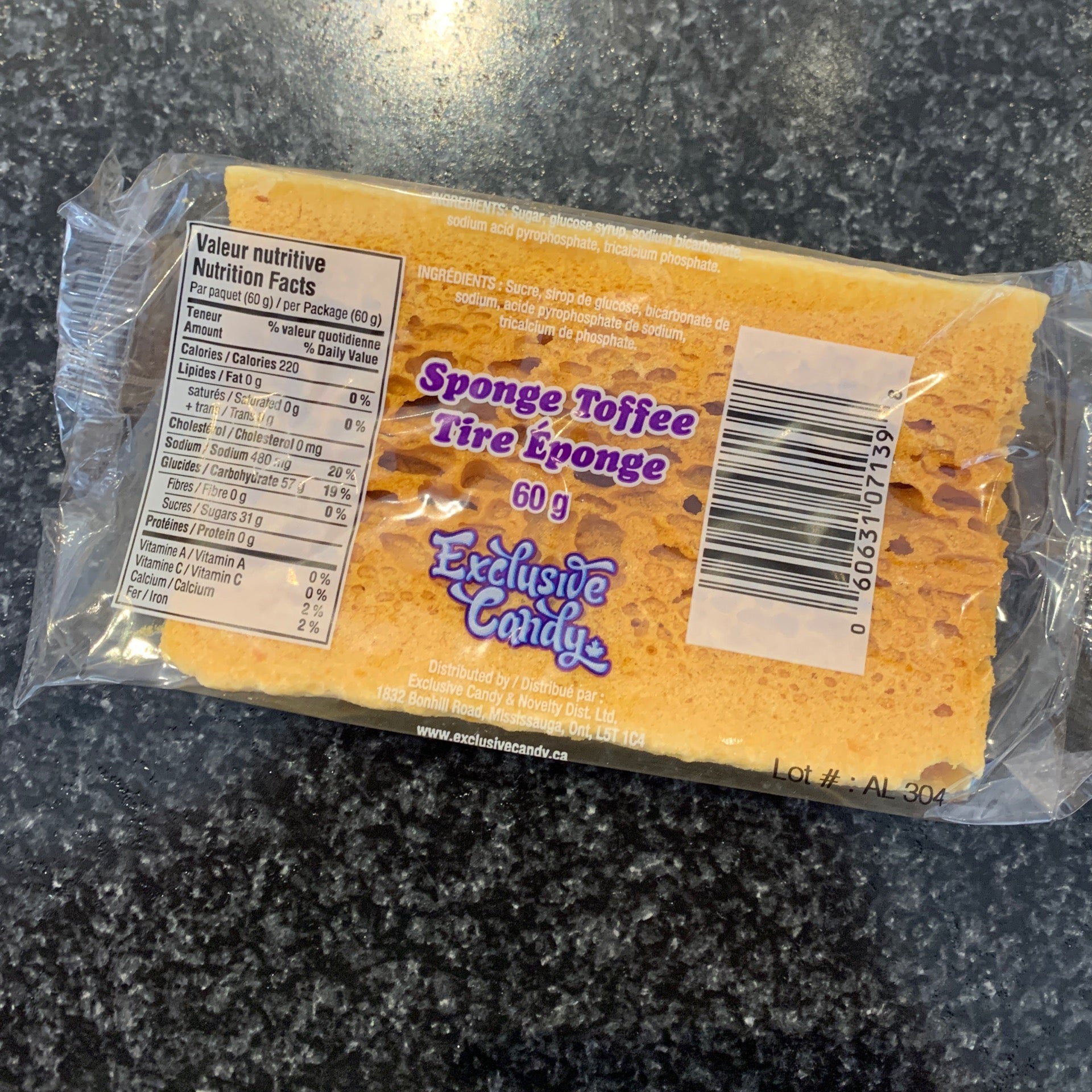 Sponge Toffee