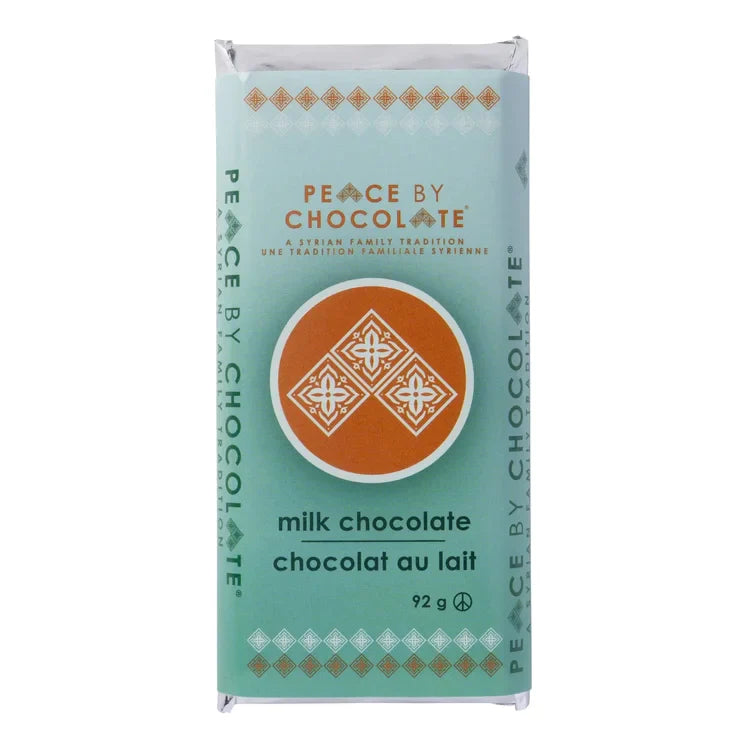 Peace by Chocolate 92g Milk Chocolate Bar