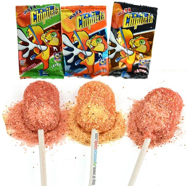 Chipileta Lollipop With Hot Candy Powder