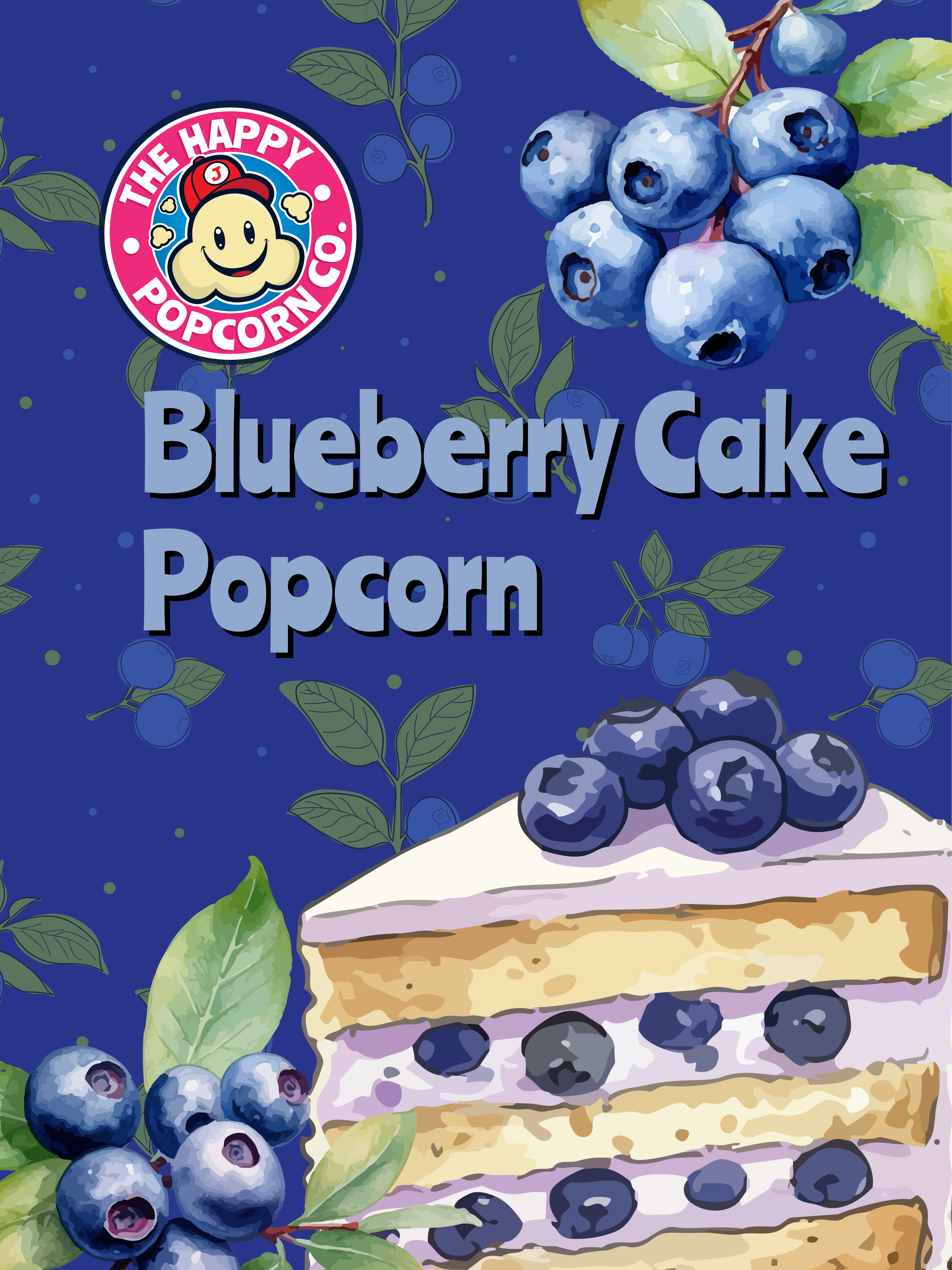 Blueberry Cake Popcorn