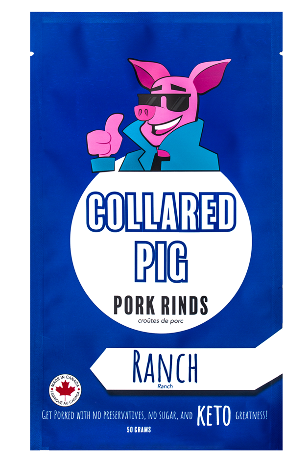 Collared Pig / Dakota Rinds Pork Rinds by The Ketonut