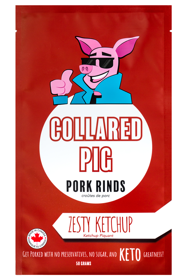 Collared Pig / Dakota Rinds Pork Rinds by The Ketonut