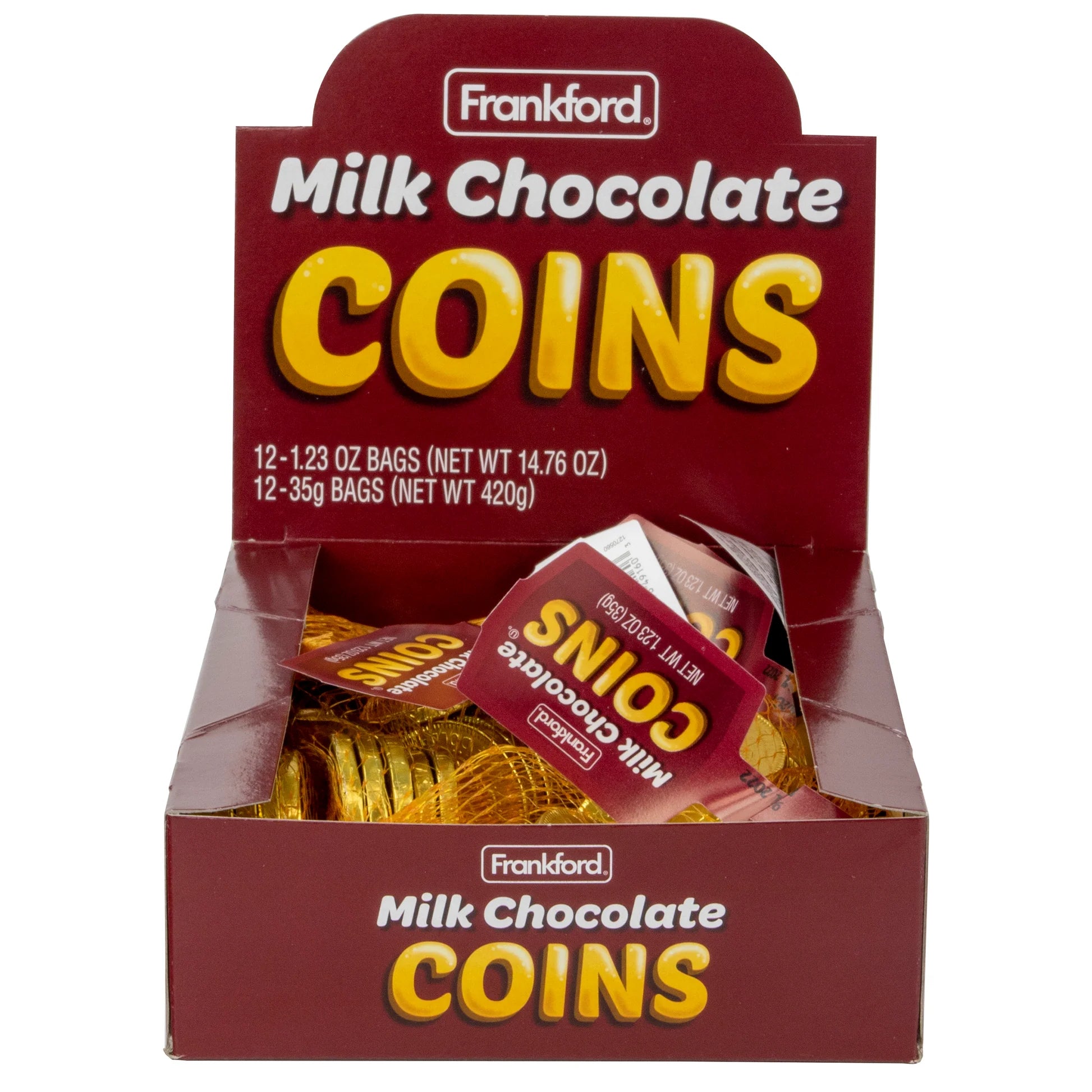 Frankford - Milk Chocolate Coins - Mesh Bag