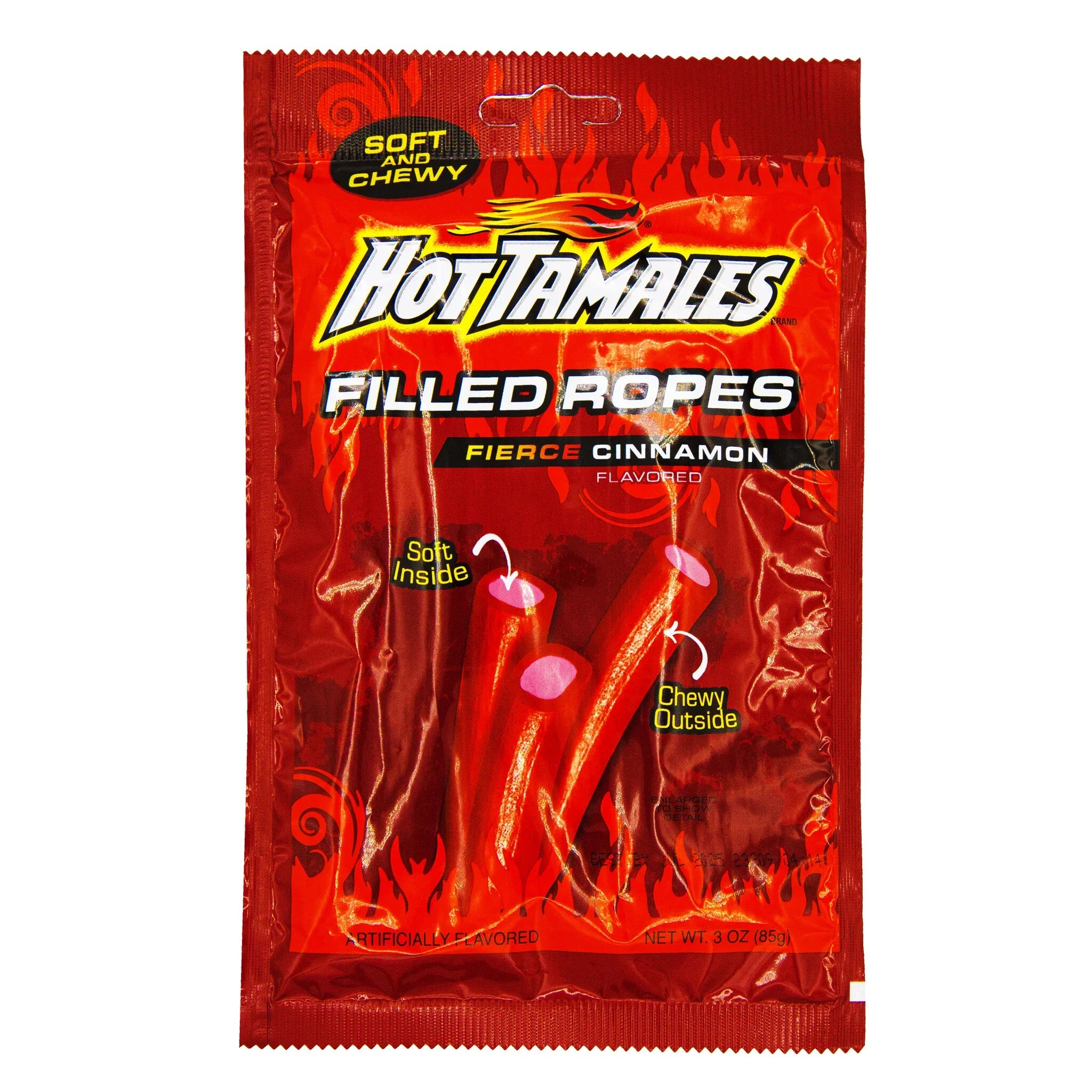 Hot Tamales - Filled Ropes - 3oz Fierce Cinnamon