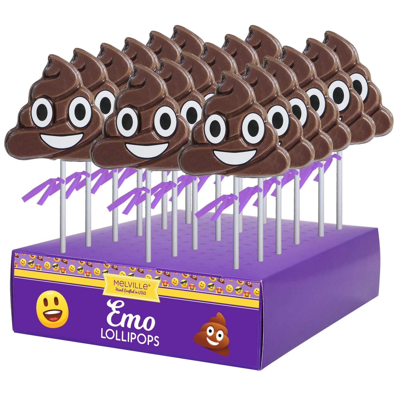 Emoji Poop Lollipop