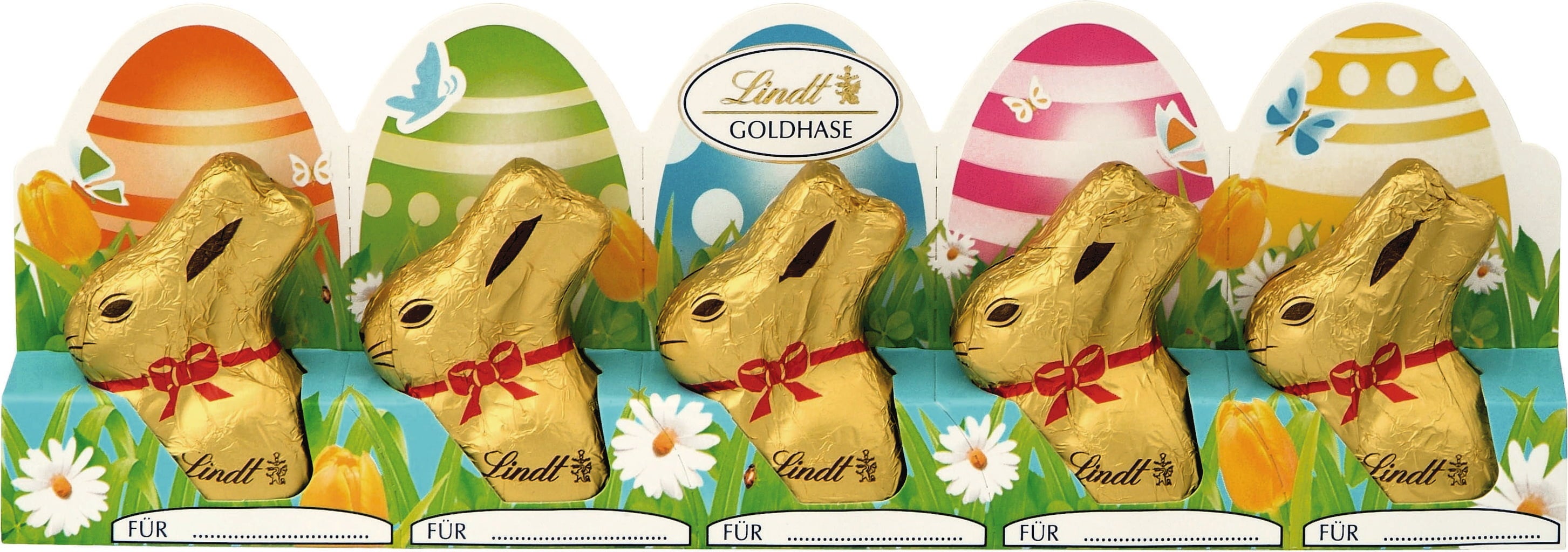 Lindt - Assorted Milk Chocolate Easter Bunnies