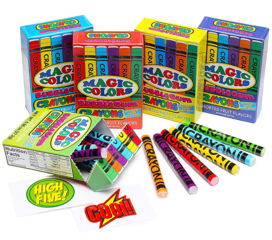 Magic Colors Bubblegum Crayons