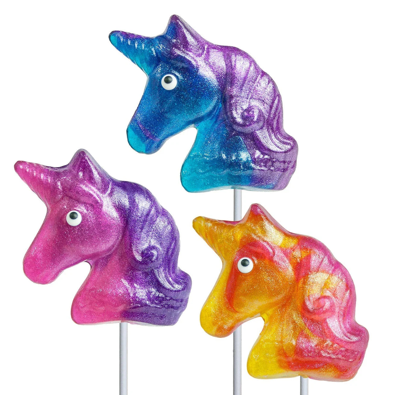 Glitter Unicorn Lollipops