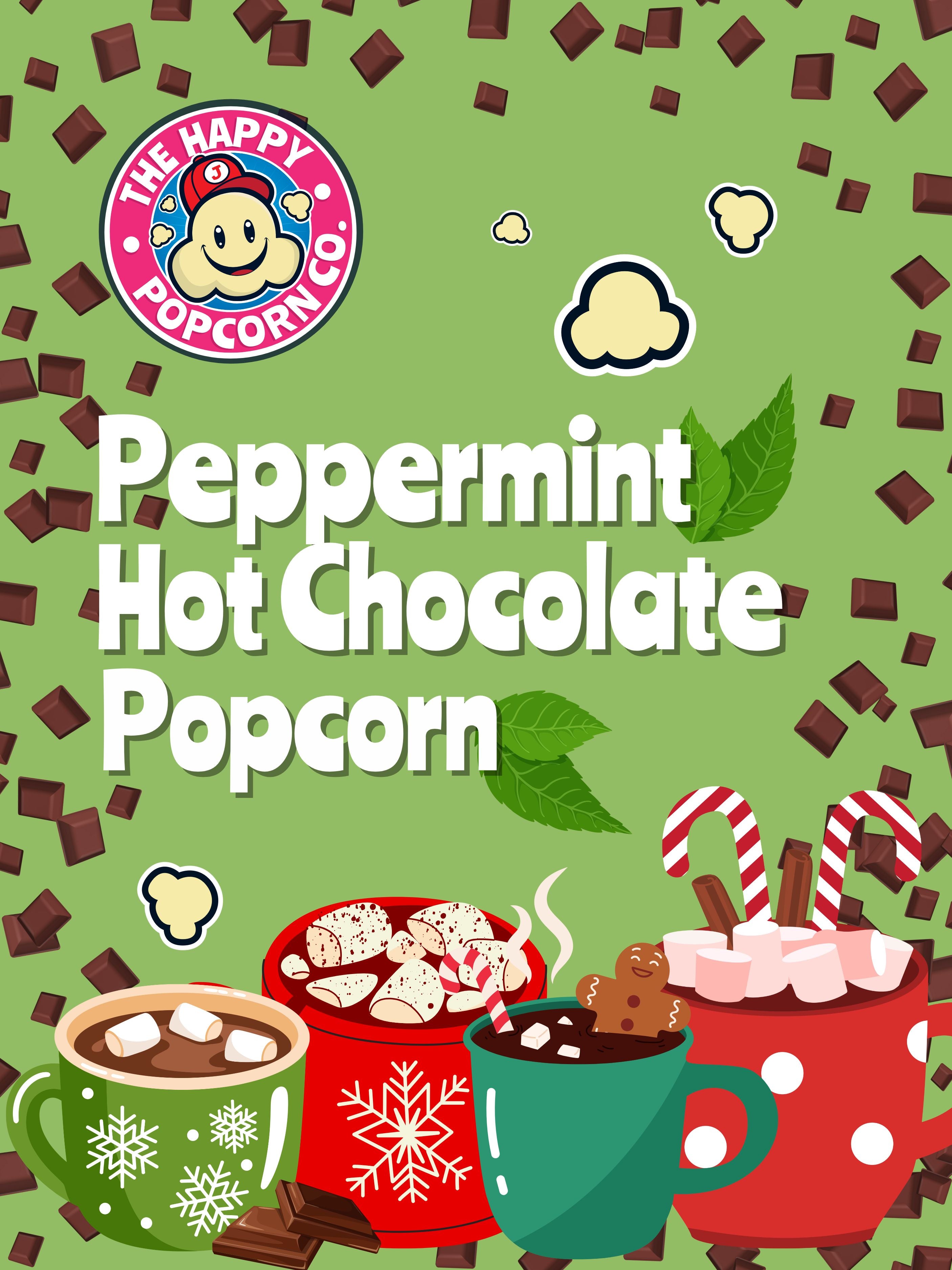 Peppermint Hot Chocolate Popcorn