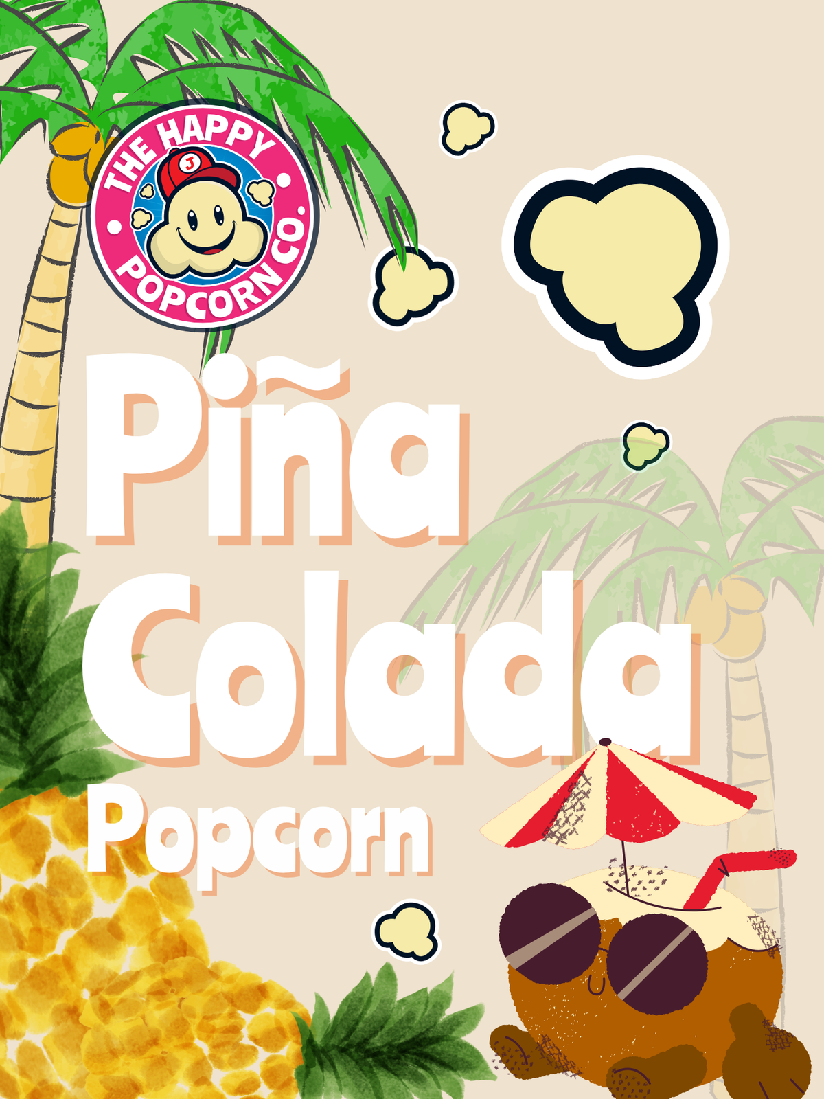 Piña Colada Popcorn – The Happy Popcorn Co - Online