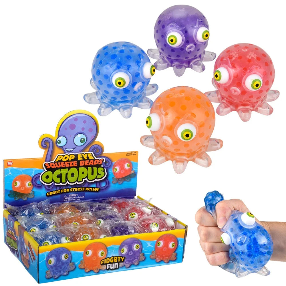 Pop Eye Squeeze Beads Octopus