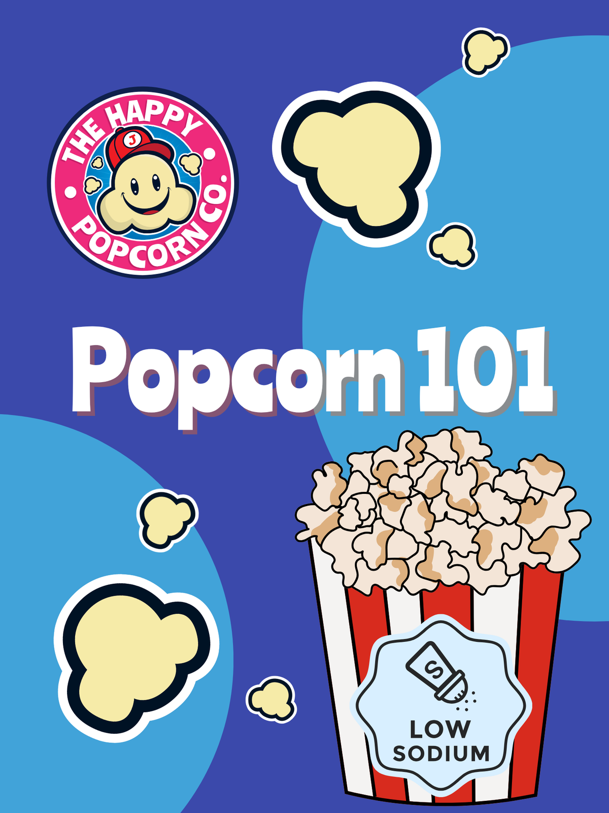 Popcorn 101 (Low Sodium) – The Happy Popcorn Co - Online