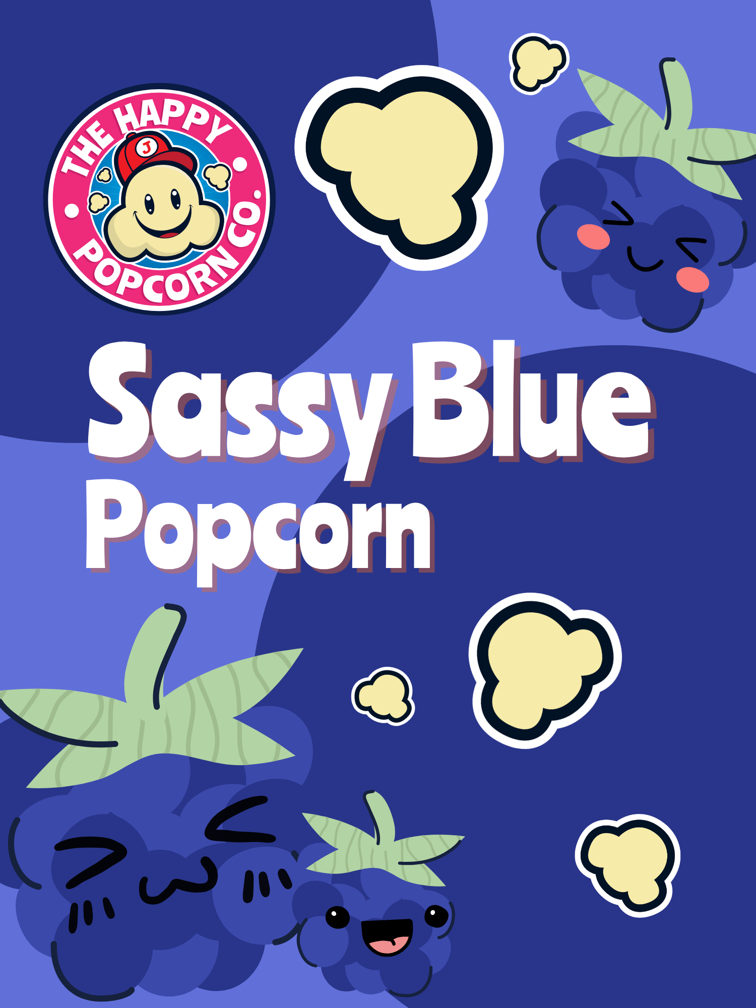 Sassy Blue Popcorn