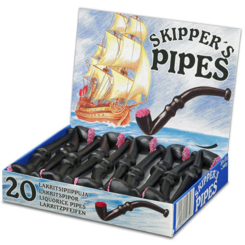 Skipper - Black Liquorice Pipes Gift Box