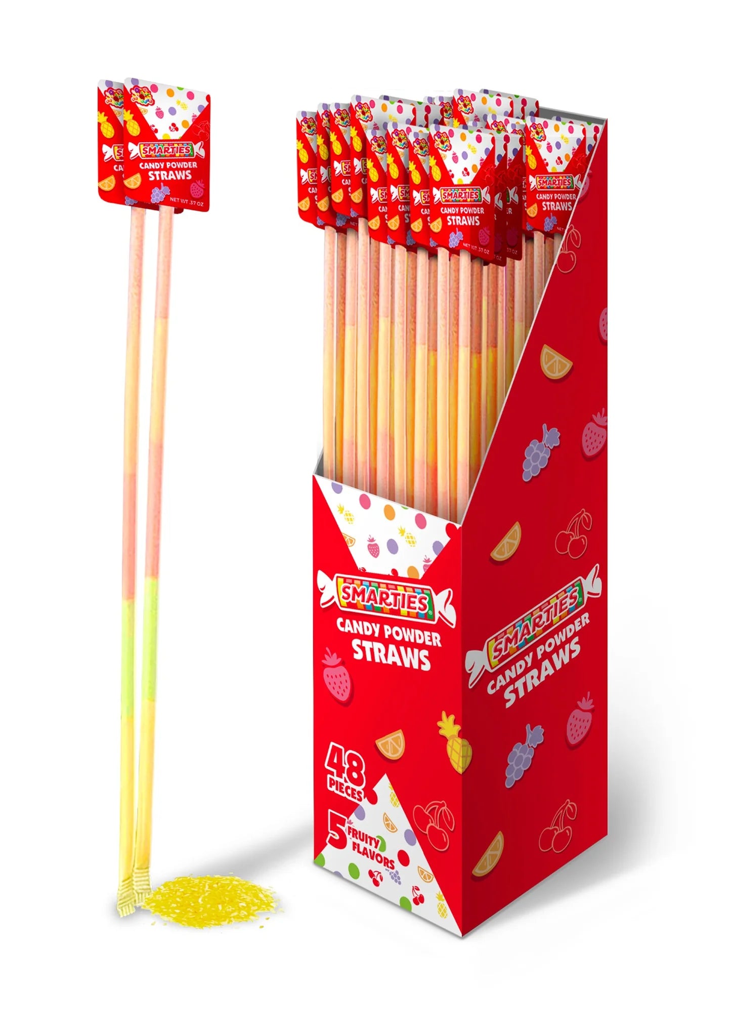 Smarties - Candy Powder Straws