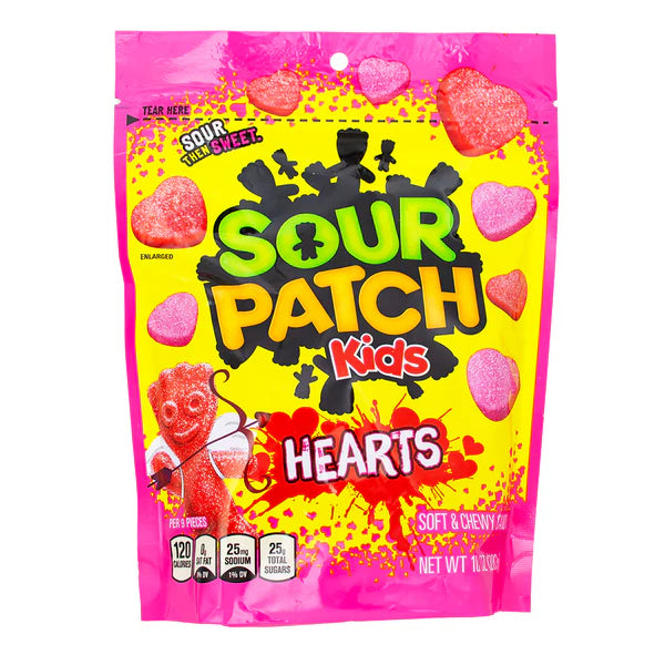 Sour Patch Kids - Hearts - Standup Pouch