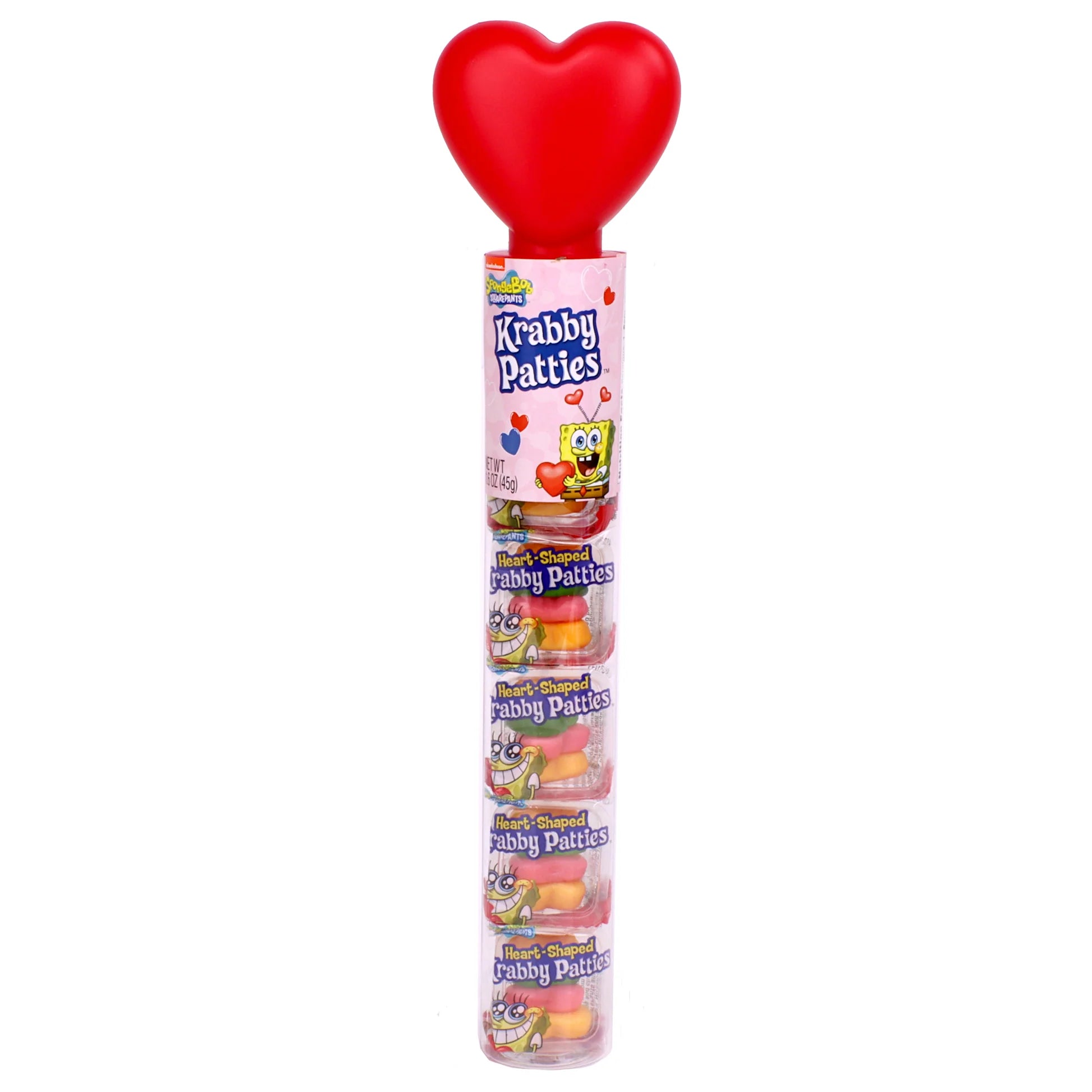 SpongeBob Squarepants - Valentines Day - Krabby Pattie Heart Tube