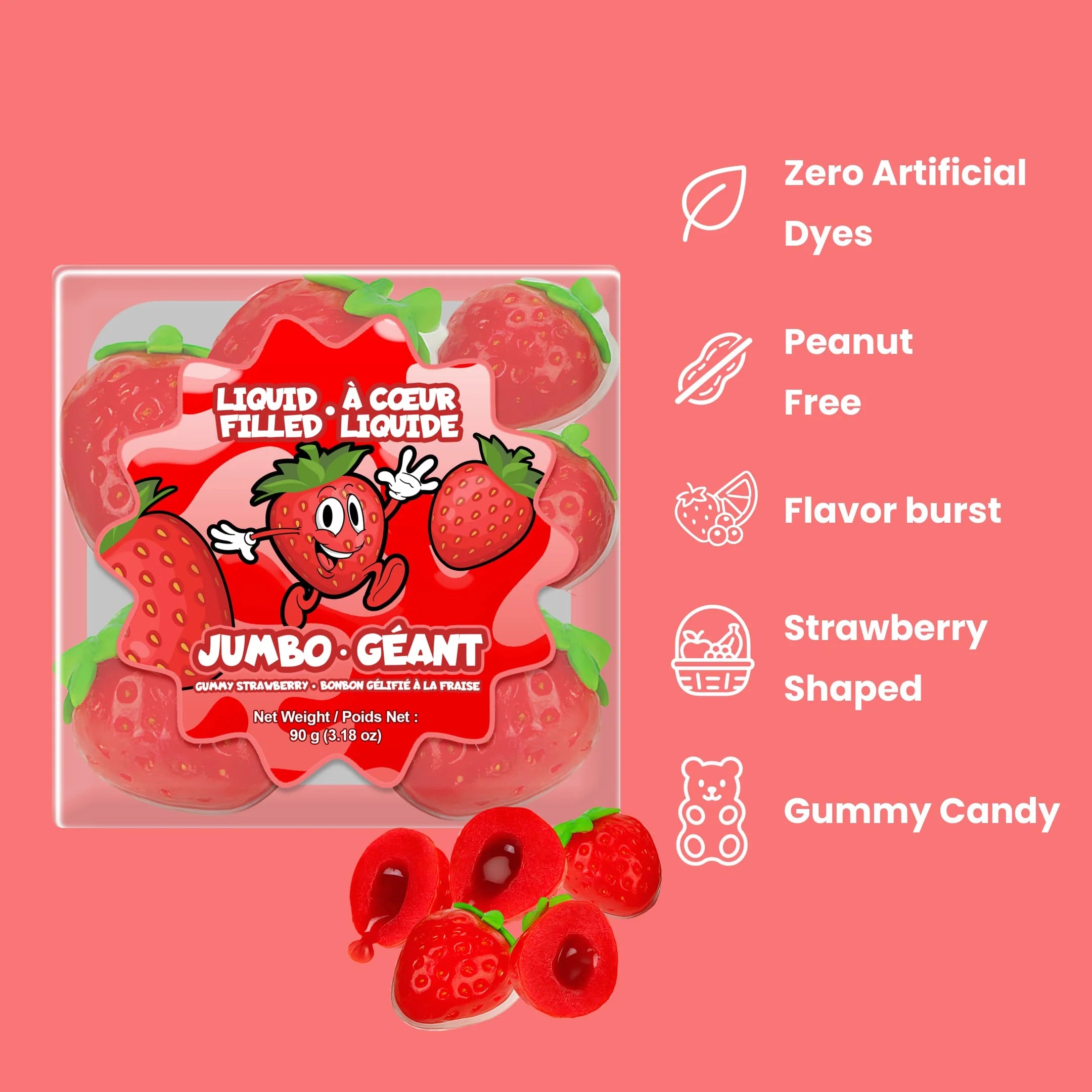 Jumbo Gummy Strawberry