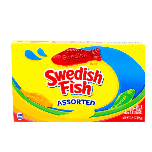 Swedish Fish - Assorted - Theatre Box