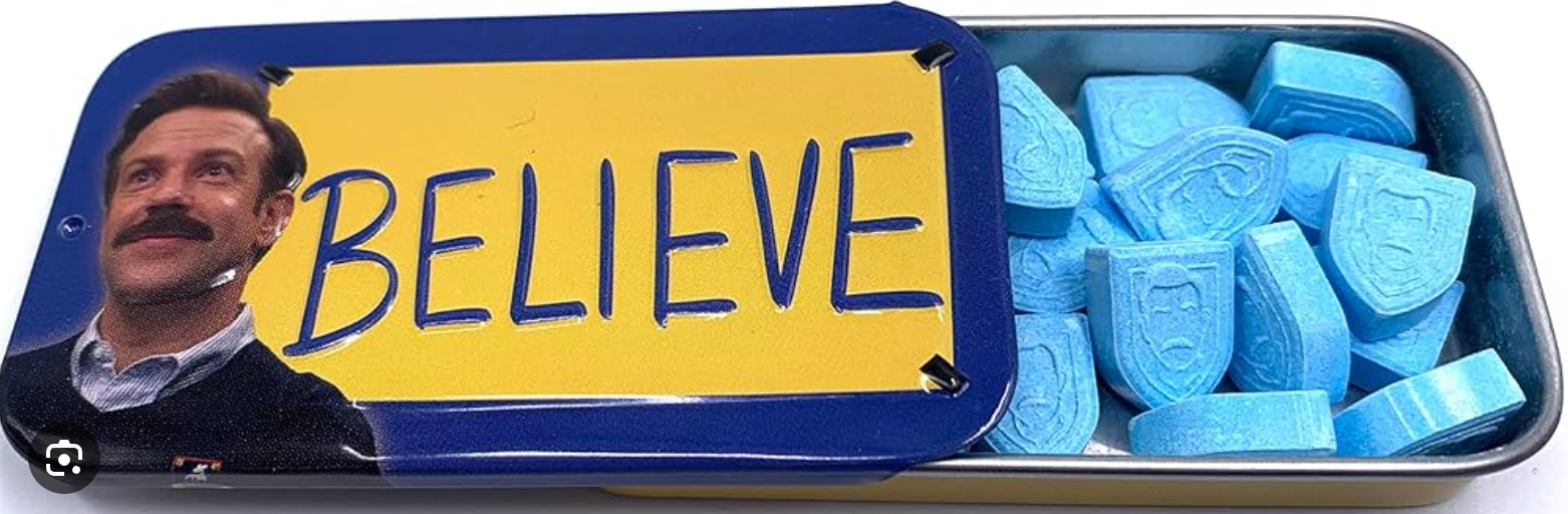 Ted Lasso Believe Tin