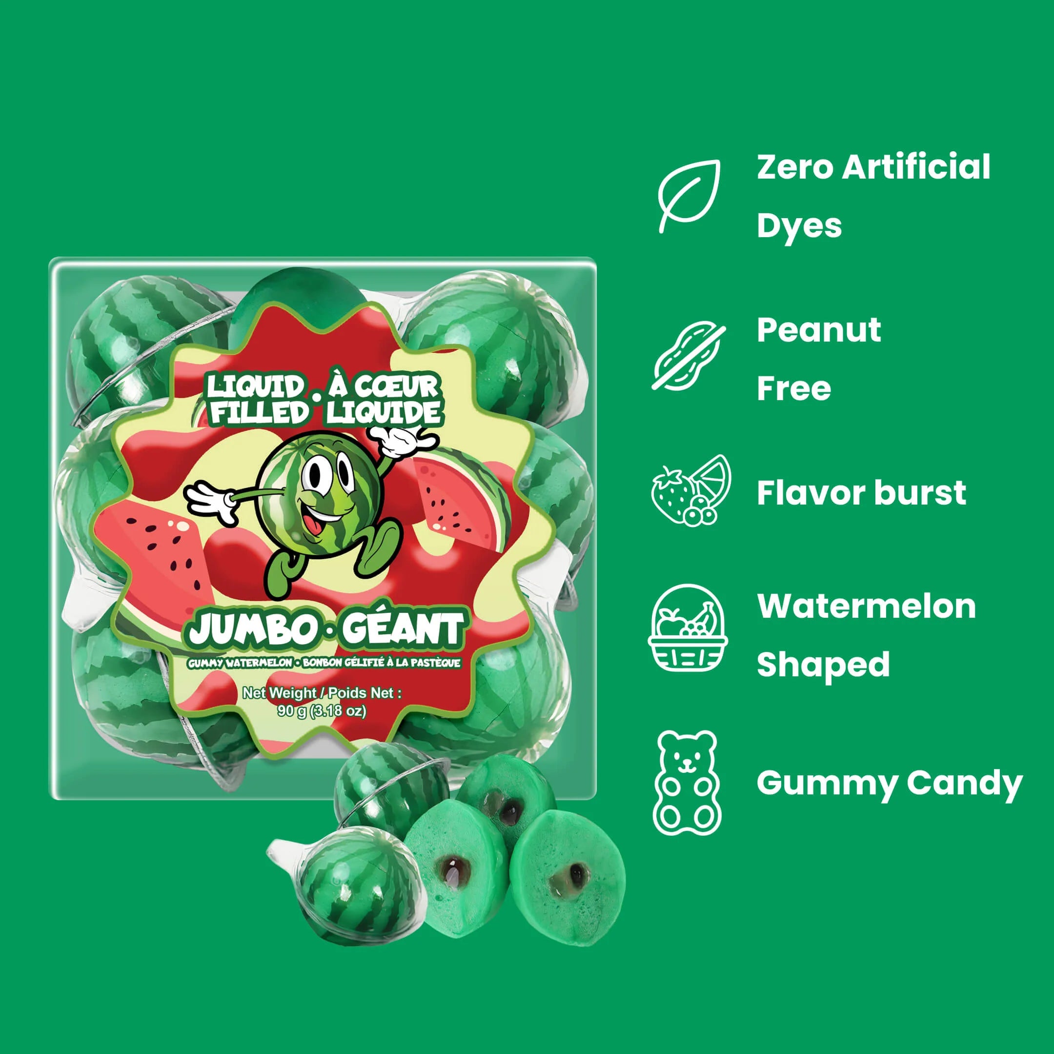 Jumbo Gummy Watermelon