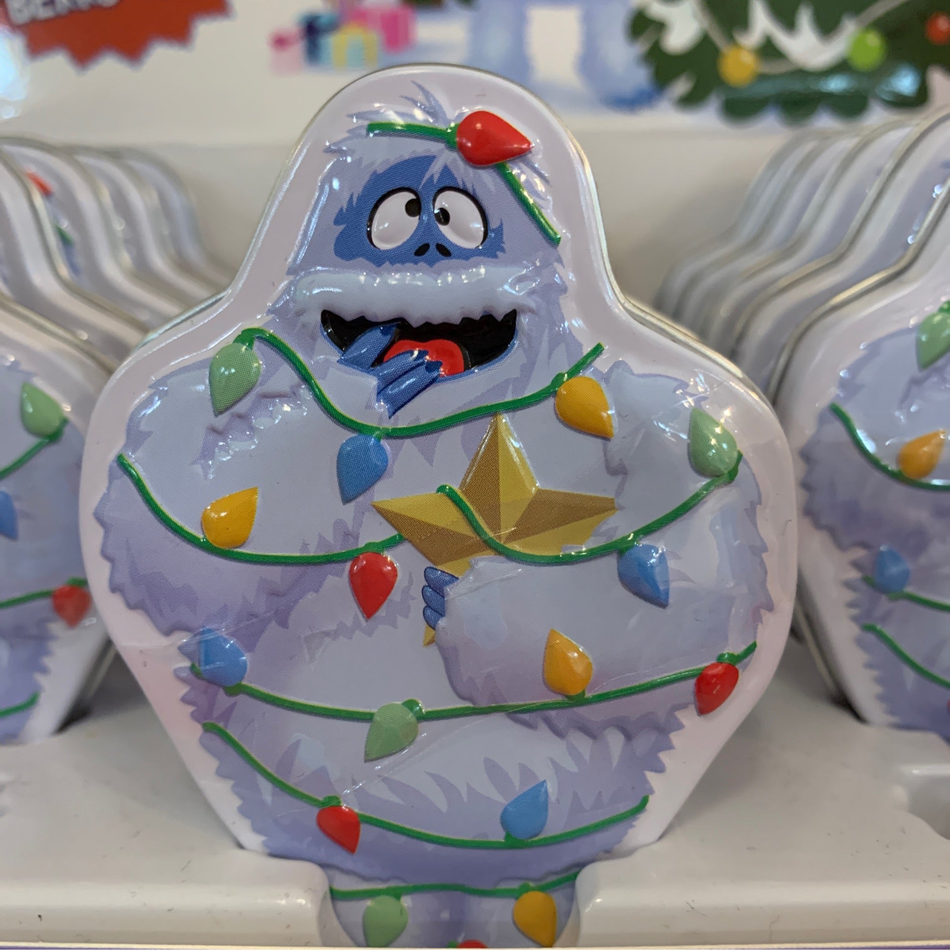 Rudolph Abominable Snowman Bubble Gum Tin