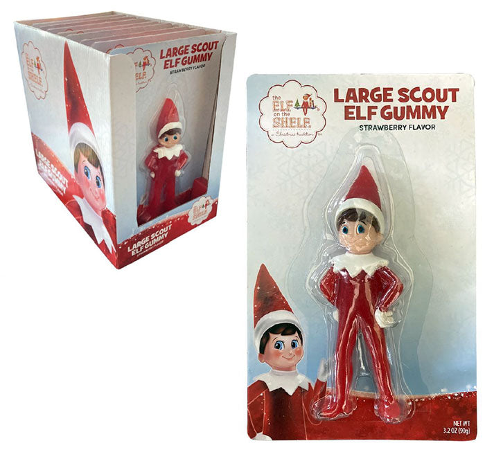 Giant Licensed Holiday Gummy – Scout Elf® & Rudolf®
