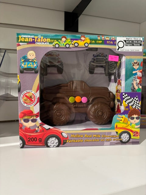 Hollow Easter Chocolate 4x4 Truck