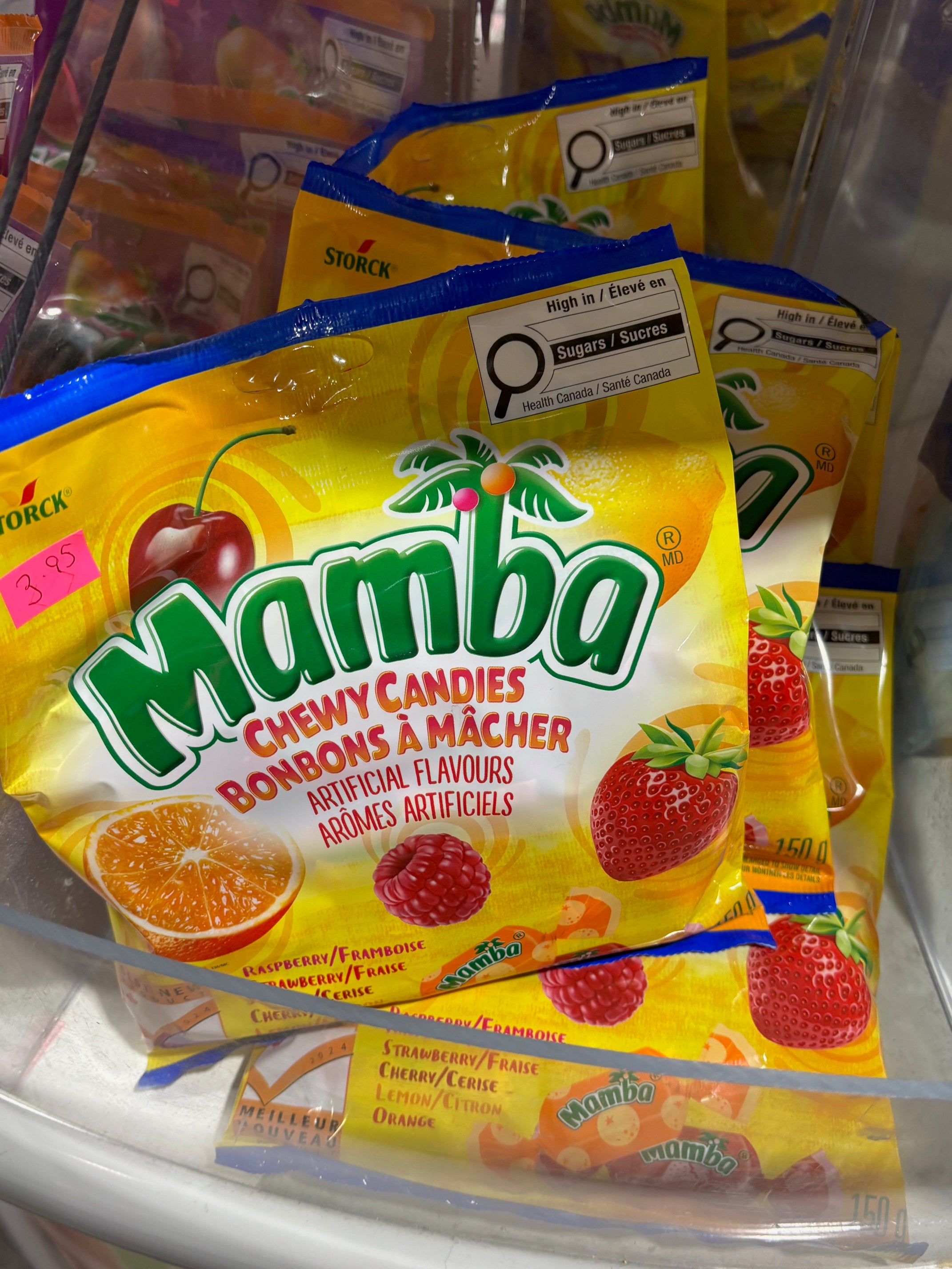 Mamba Chewy Candies Peg Bag