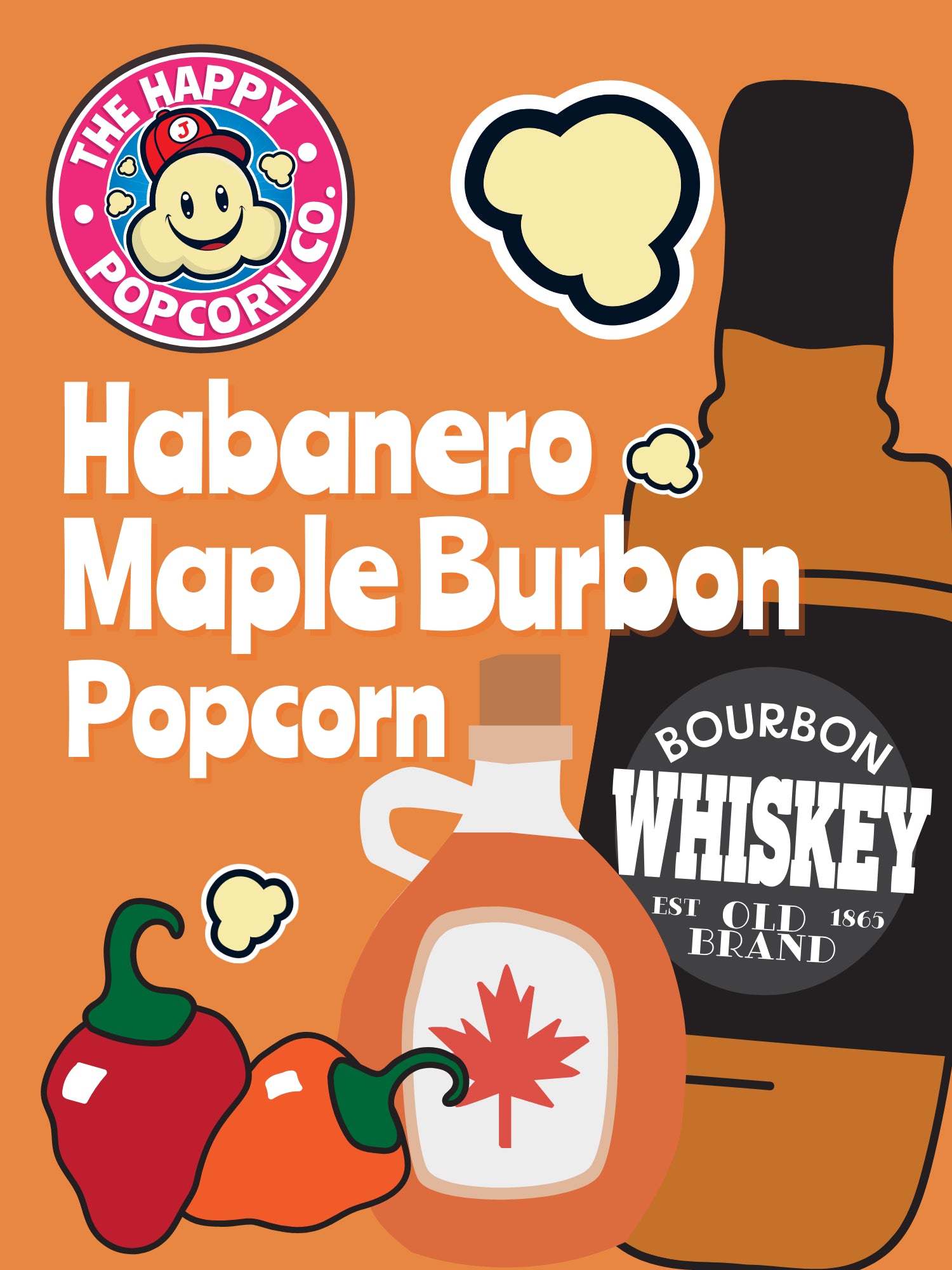 Habanero Maple Bourbon Popcorn