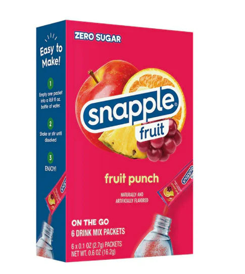 Snapple - Singles to Go - Drink Crystals